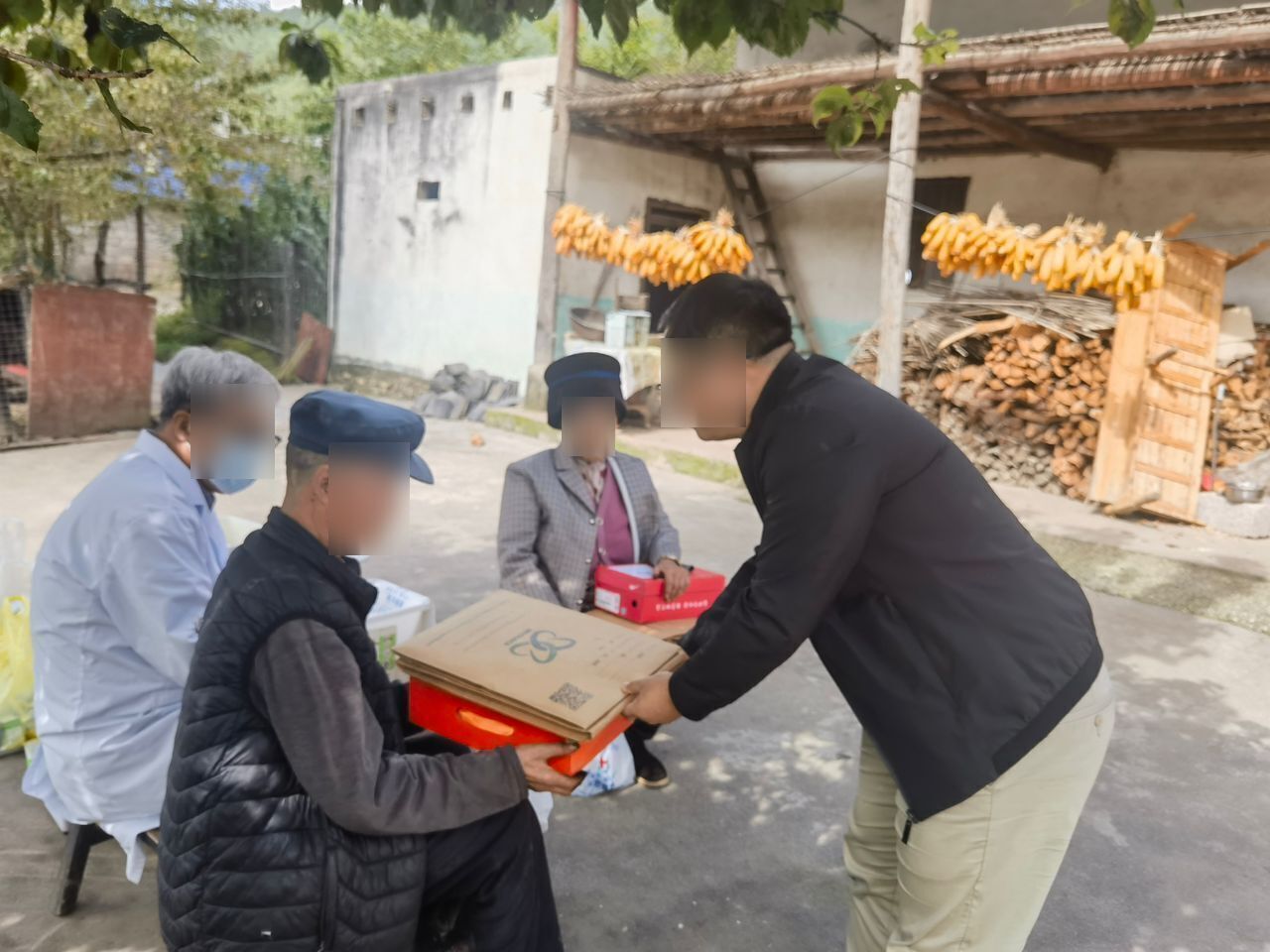 Sorted clothes on ReSource envelopes